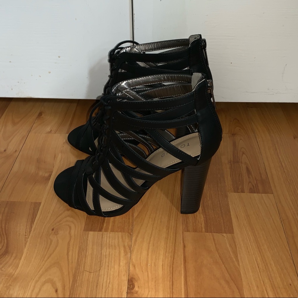Torrid | Lace-Up Caged Heels (WIDE)